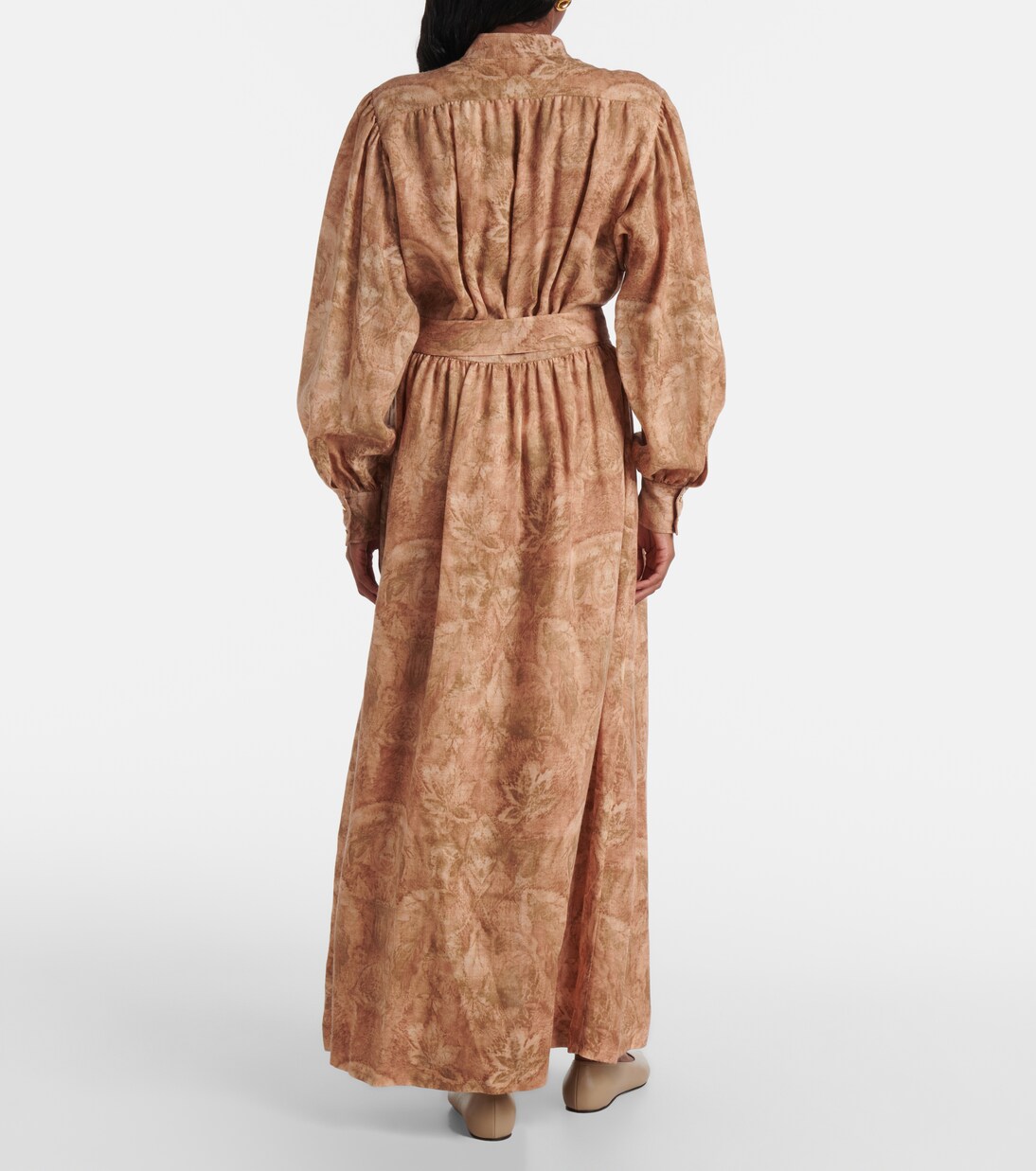 LORO PIANA 26S LONG SLEEVE SHIRT DRESS 813 main image 1