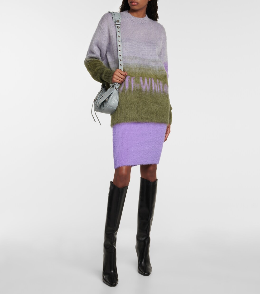 Micha Cotton Sweater in Off White main image 1