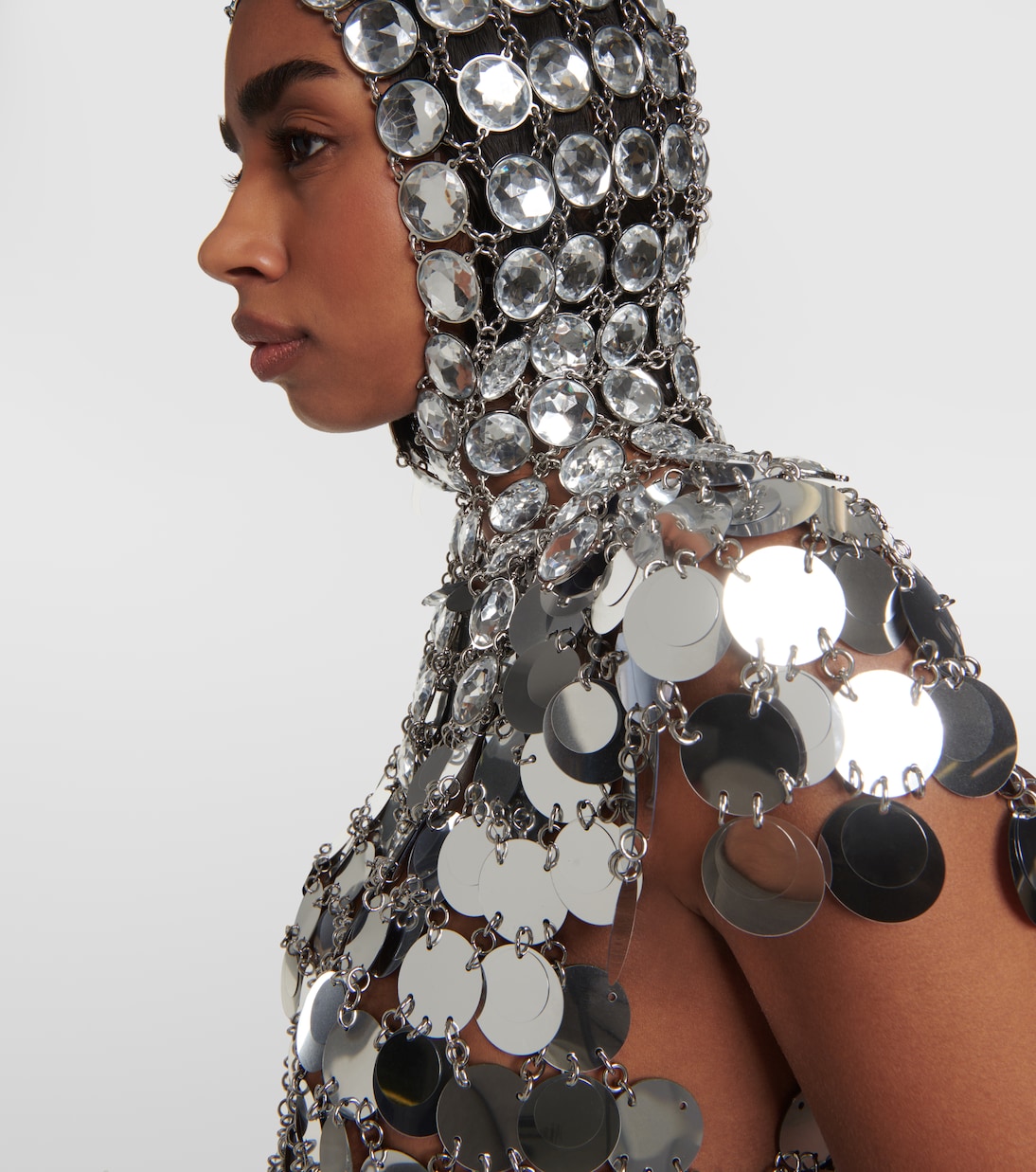 Haar-Accessoire mit Kristallen in Silber - Rabanne | Mytheresa