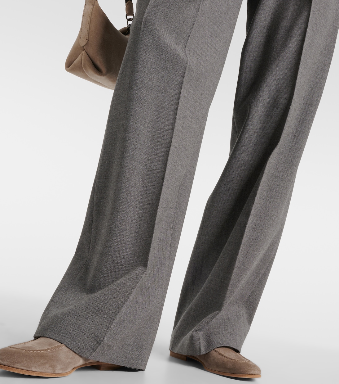 Grembo Wide-Leg Plisse Pants