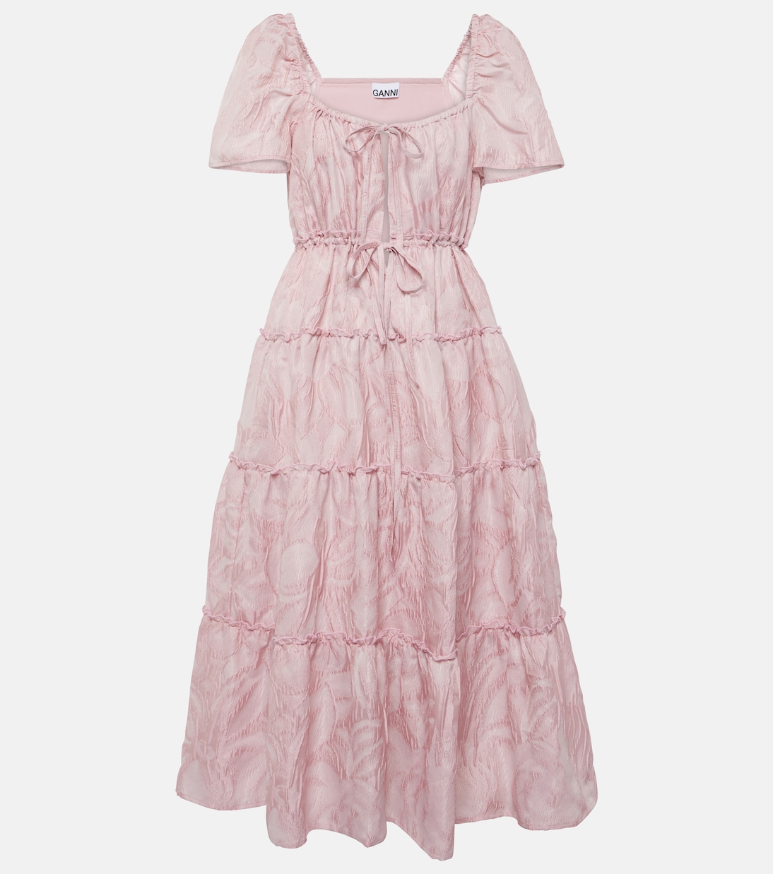 Enchanted Jacquard Midi Dress