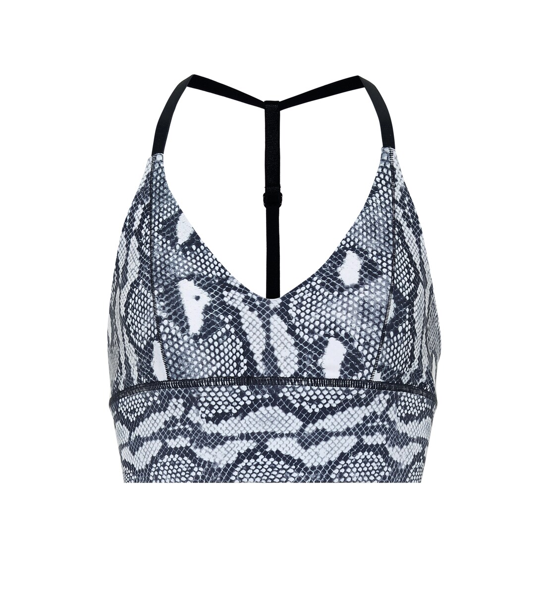 Python Snakeskin Print Sports Bra