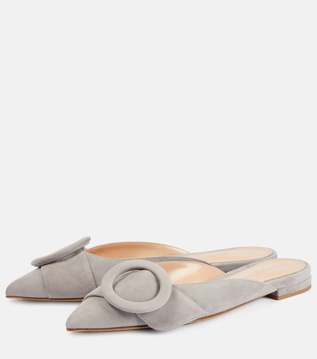 Sergio Rossi Brown Calfskin Ballet Flats