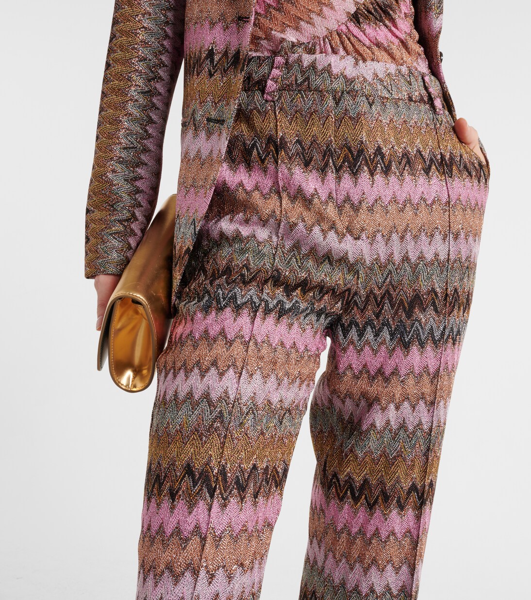 Zig zag patterned Pants