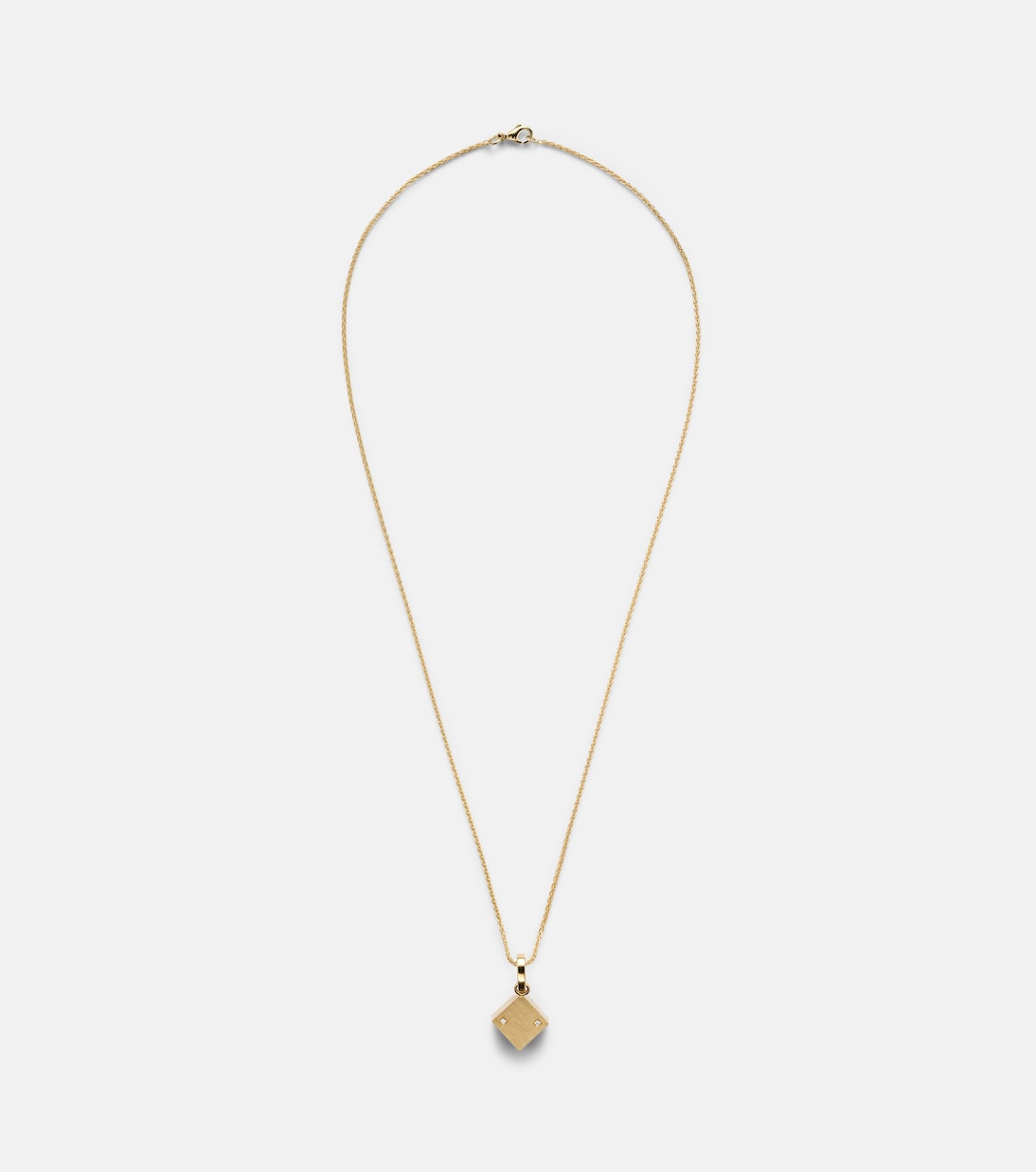 Spiga 18kt gold necklace with diamonds in gold - Marie Lichtenberg 