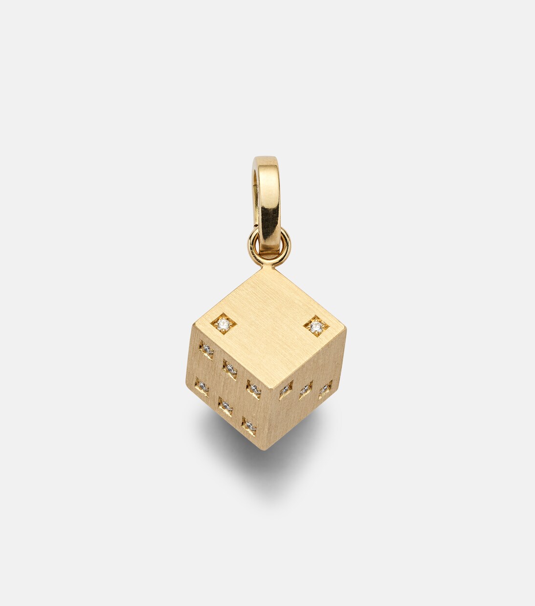 Spiga 18kt gold necklace with diamonds in gold - Marie Lichtenberg 