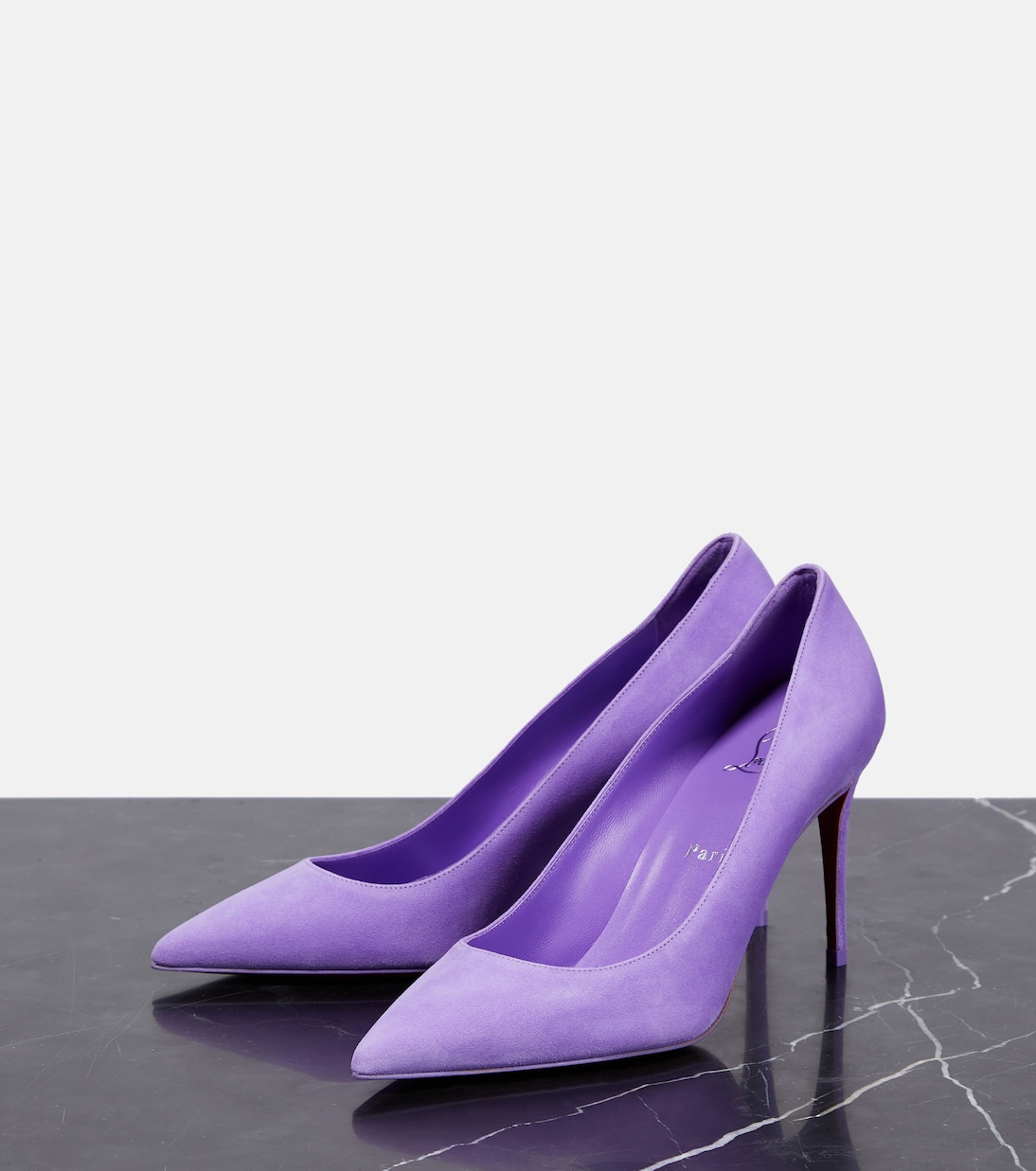 Kate 85 patent suede pumps | Christian Louboutin