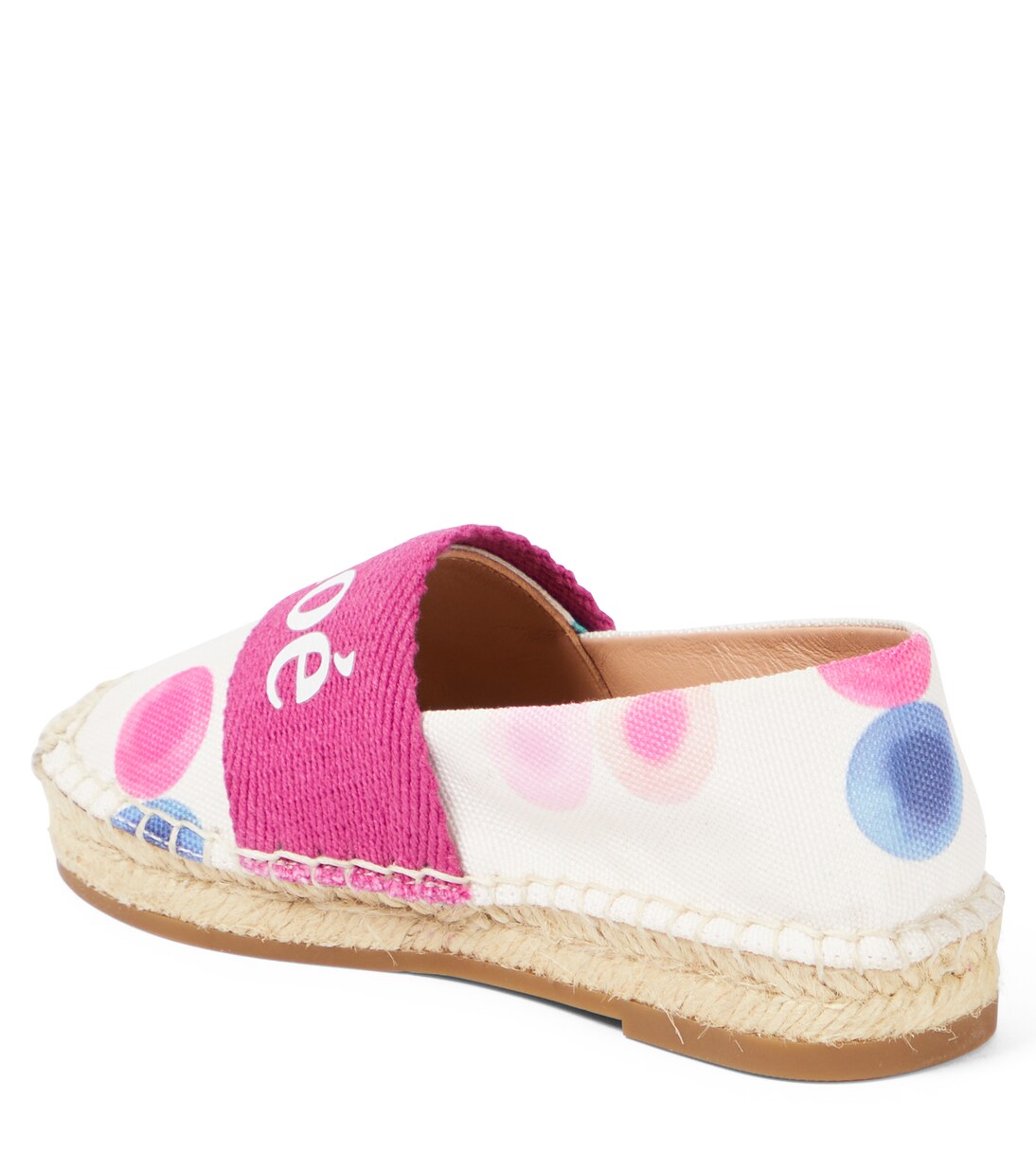 Bedruckte Espadrilles aus Canvas in Weiß - Chloe Kids | Mytheresa