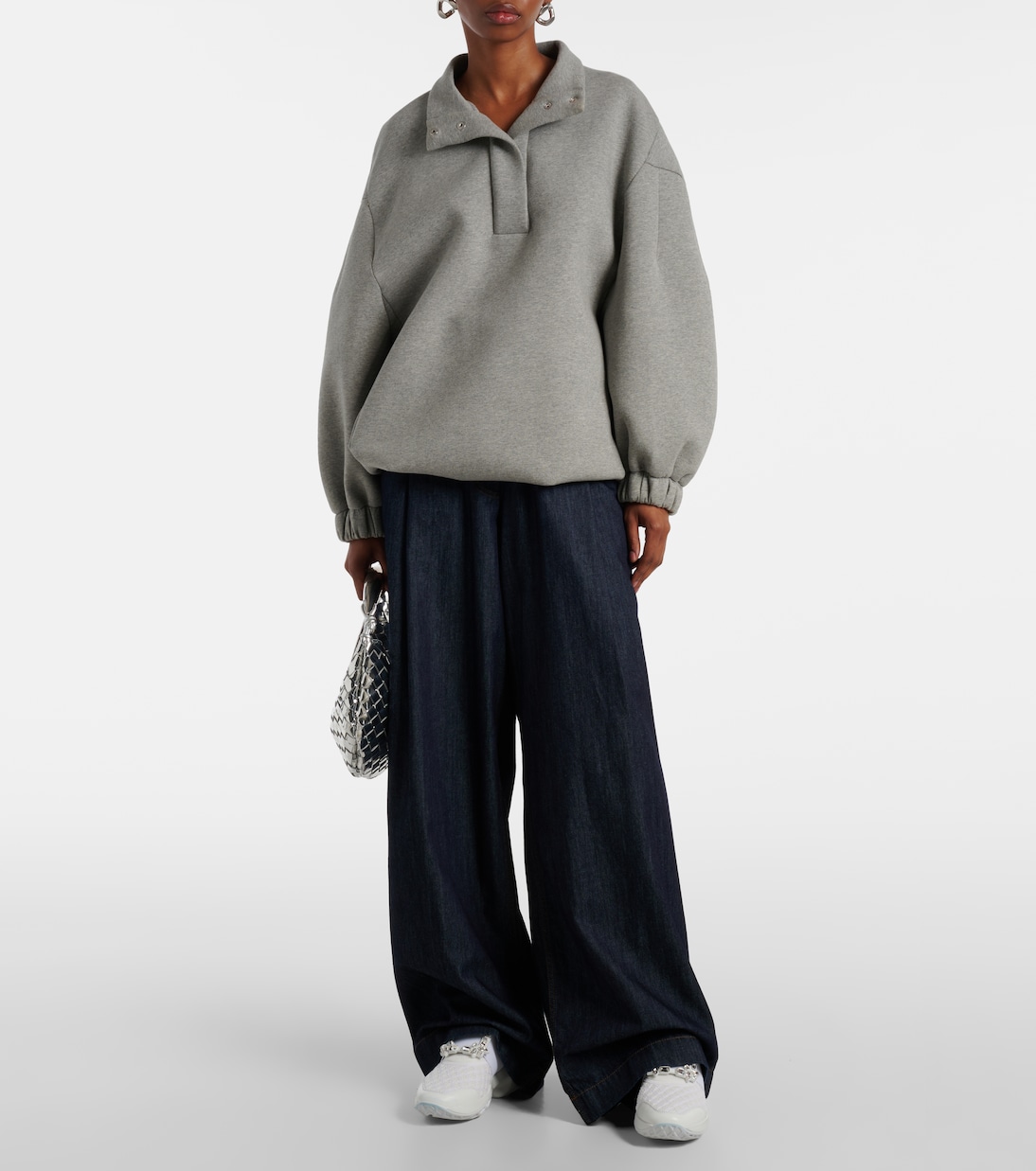 Roger Vivier White Gray Sneakers main image 1