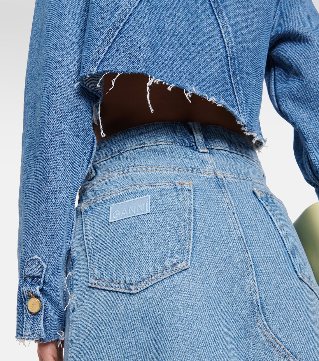 Jeansrock in Blau - Ganni | Mytheresa 