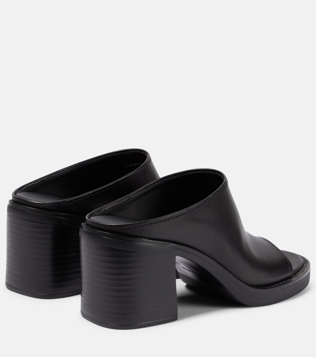 Miu Mules Beige Cowhide