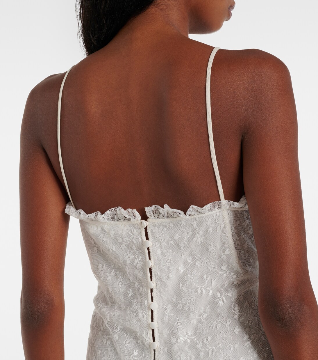 CHLOE Maxi Linen Jumpsuit with V-Neck Back main image 0