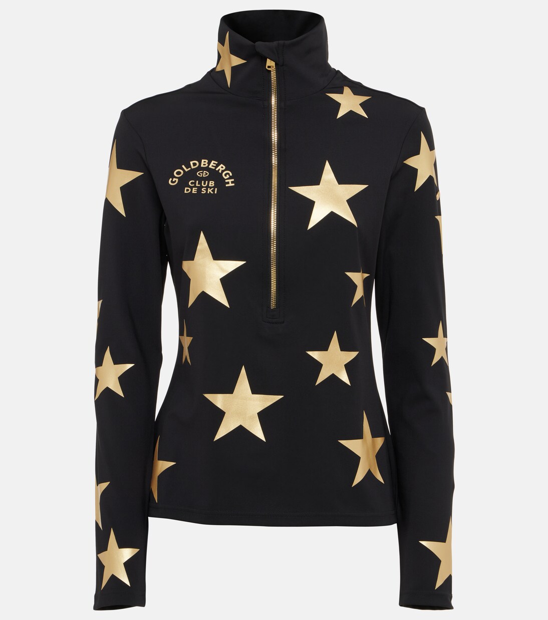 Galactique zipup ski top in black Goldbergh Mytheresa