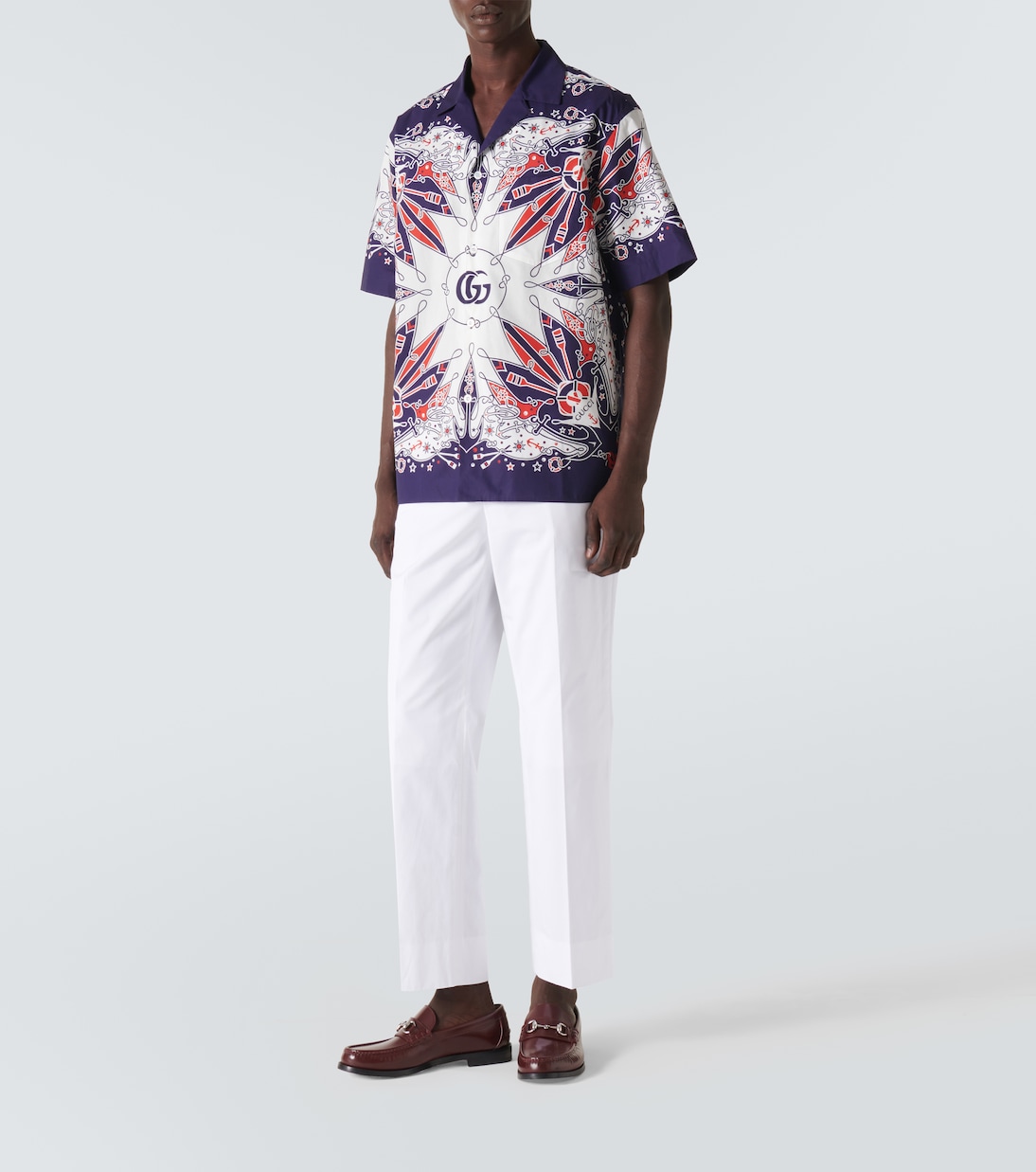 Hose aus Baumwolle in Weiß - Gucci | Mytheresa 