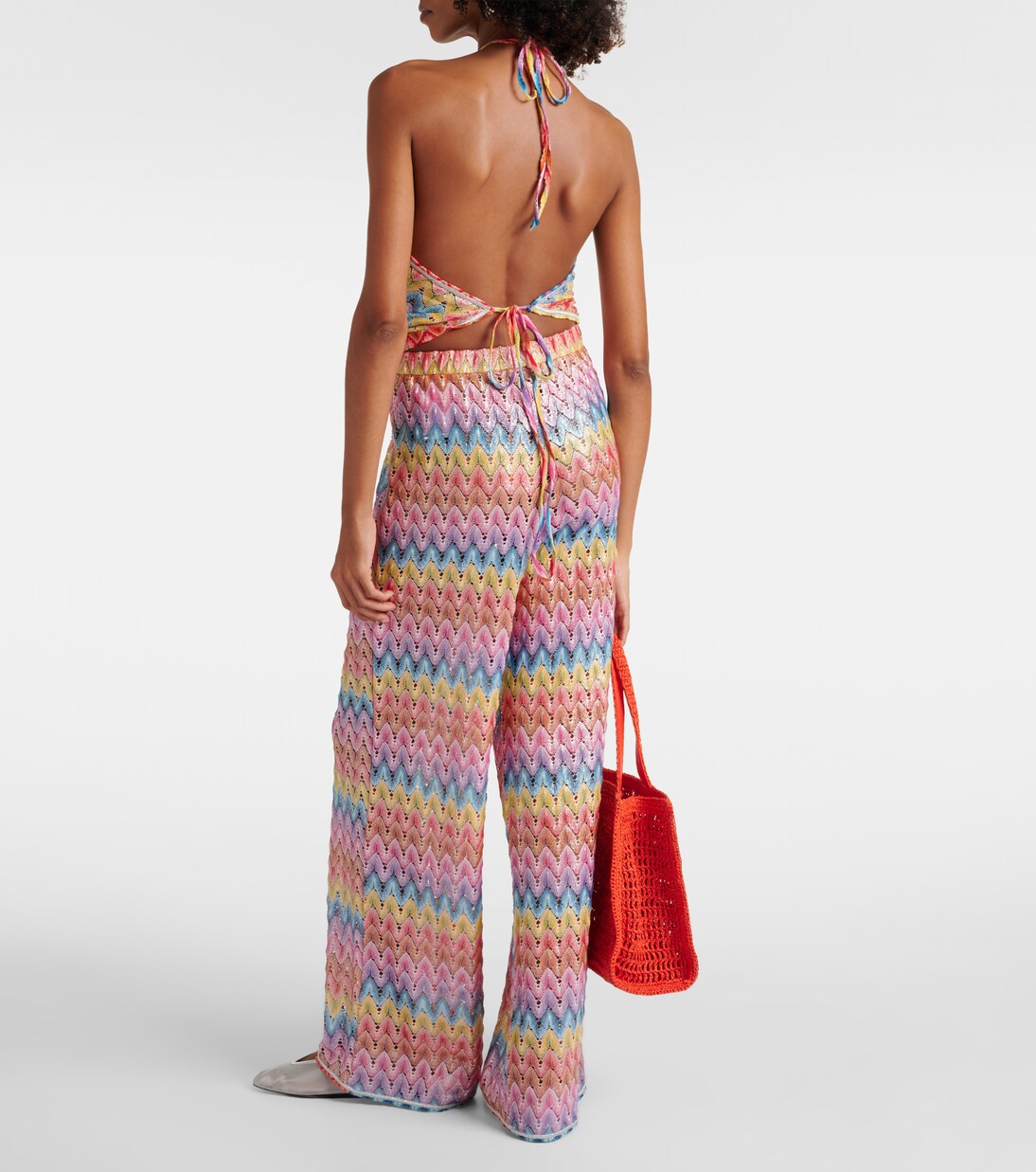 Palazzo-Hose aus Häkelstrick in Multicolor - Missoni | Mytheresa