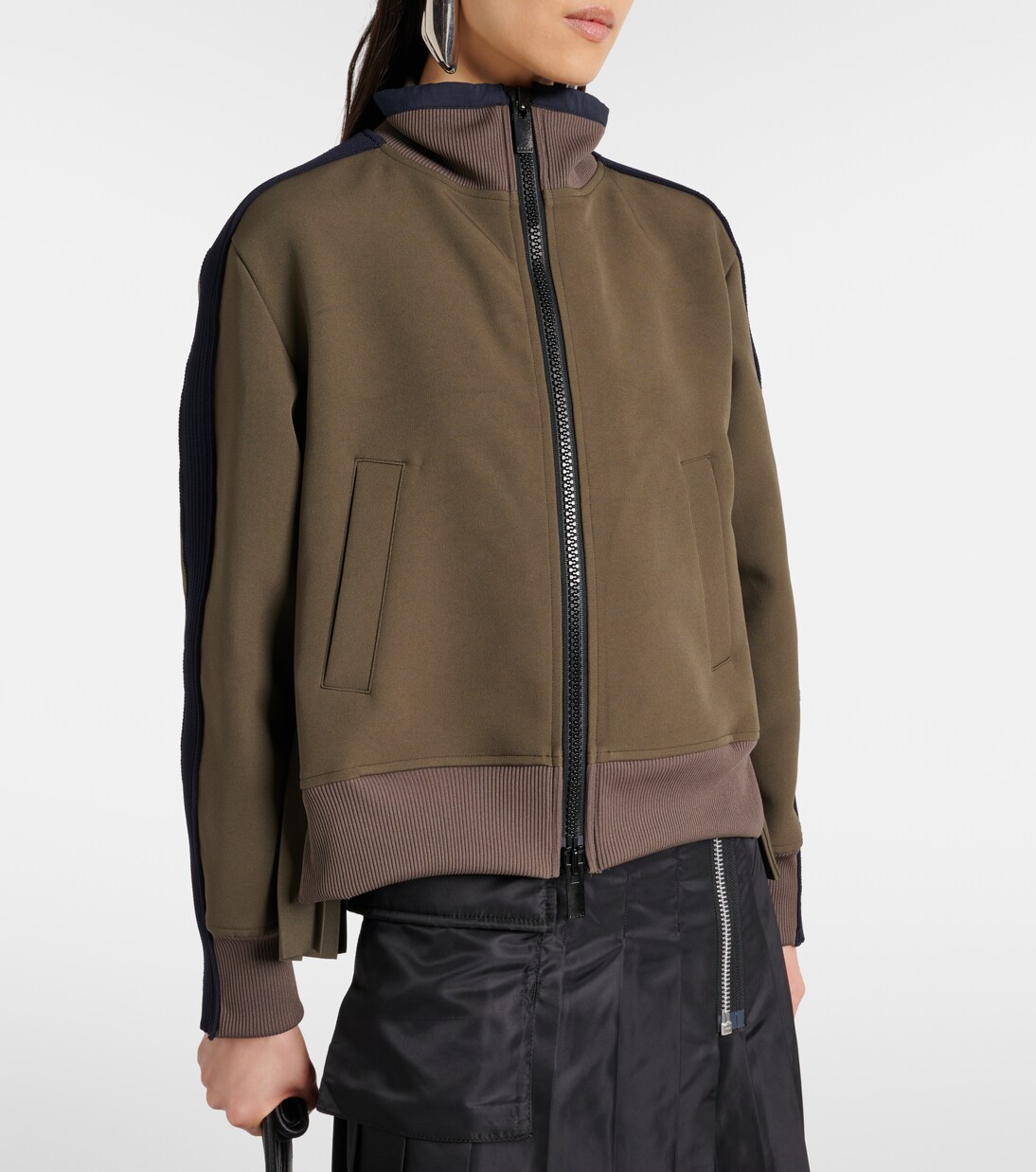 sacai 23AW/Technical Jersey Blouson/1/