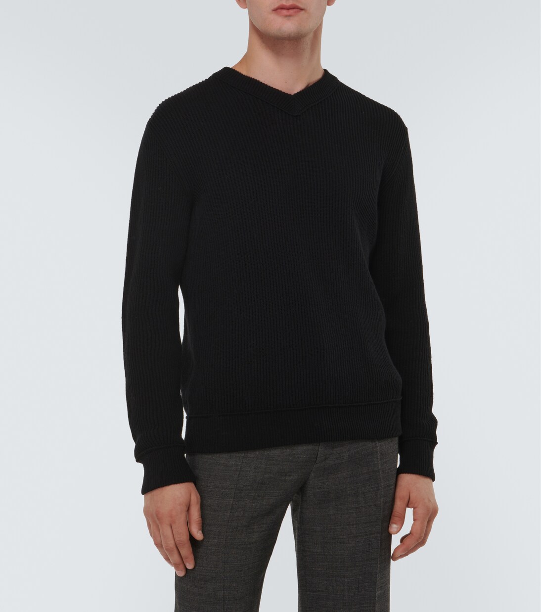 Pullover Corbin aus Baumwolle in Schwarz - The Row | Mytheresa 