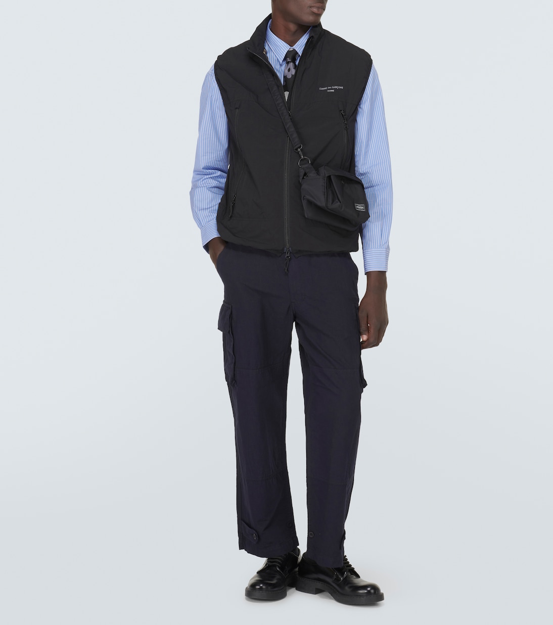 X Porter Messenger Bag in Schwarz - Comme Des Garcons Homme 
