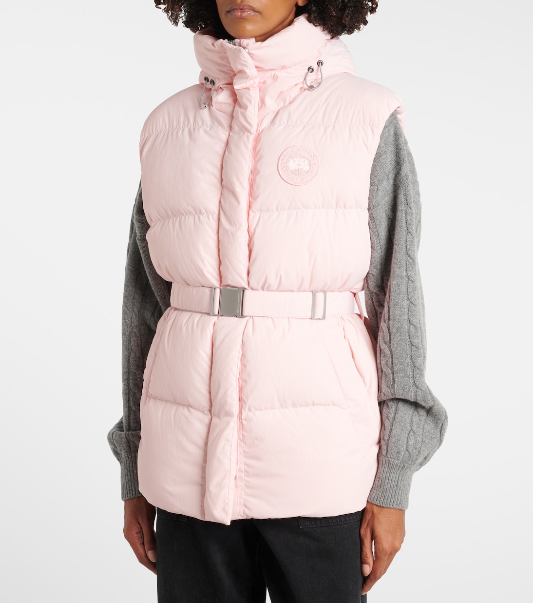 Canada goose vest pink hotsell