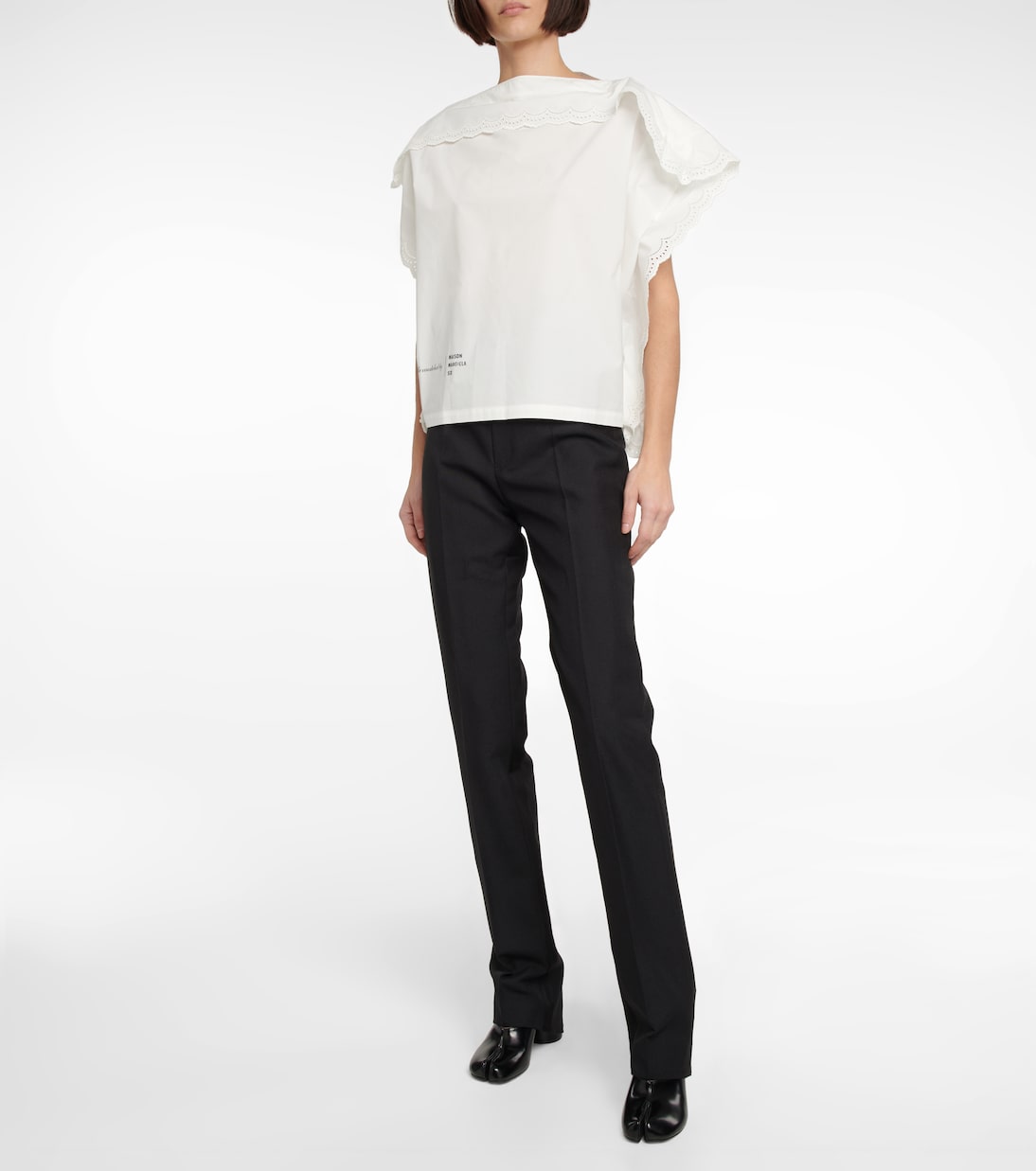Top aus Baumwolle in Weiß - MM 6 Maison Margiela | Mytheresa
