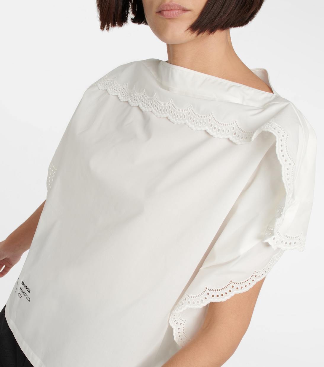 Top aus Baumwolle in Weiß - MM 6 Maison Margiela | Mytheresa