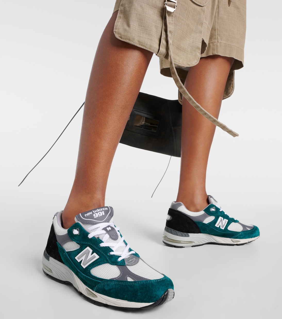 Made In UK 991v1 sneakers in green - New Balance | Mytheresa