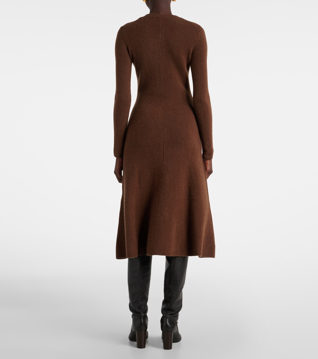Josephine Asymmetric Top | Black | Modal-Cashmere
