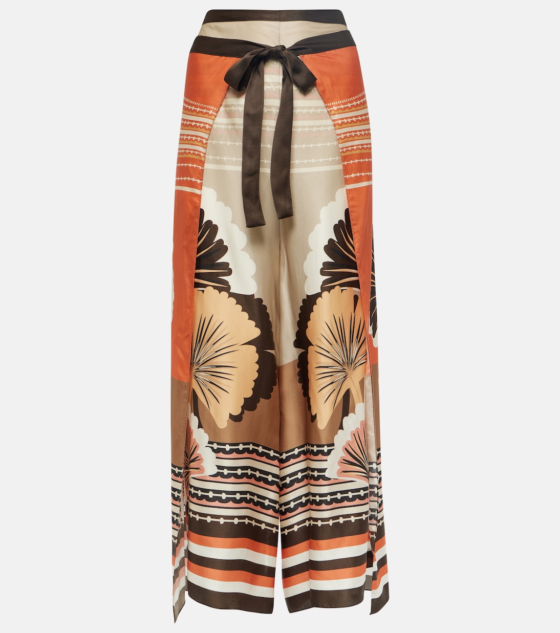 Blasone wide-leg pants in brown - Max Mara | Mytheresa