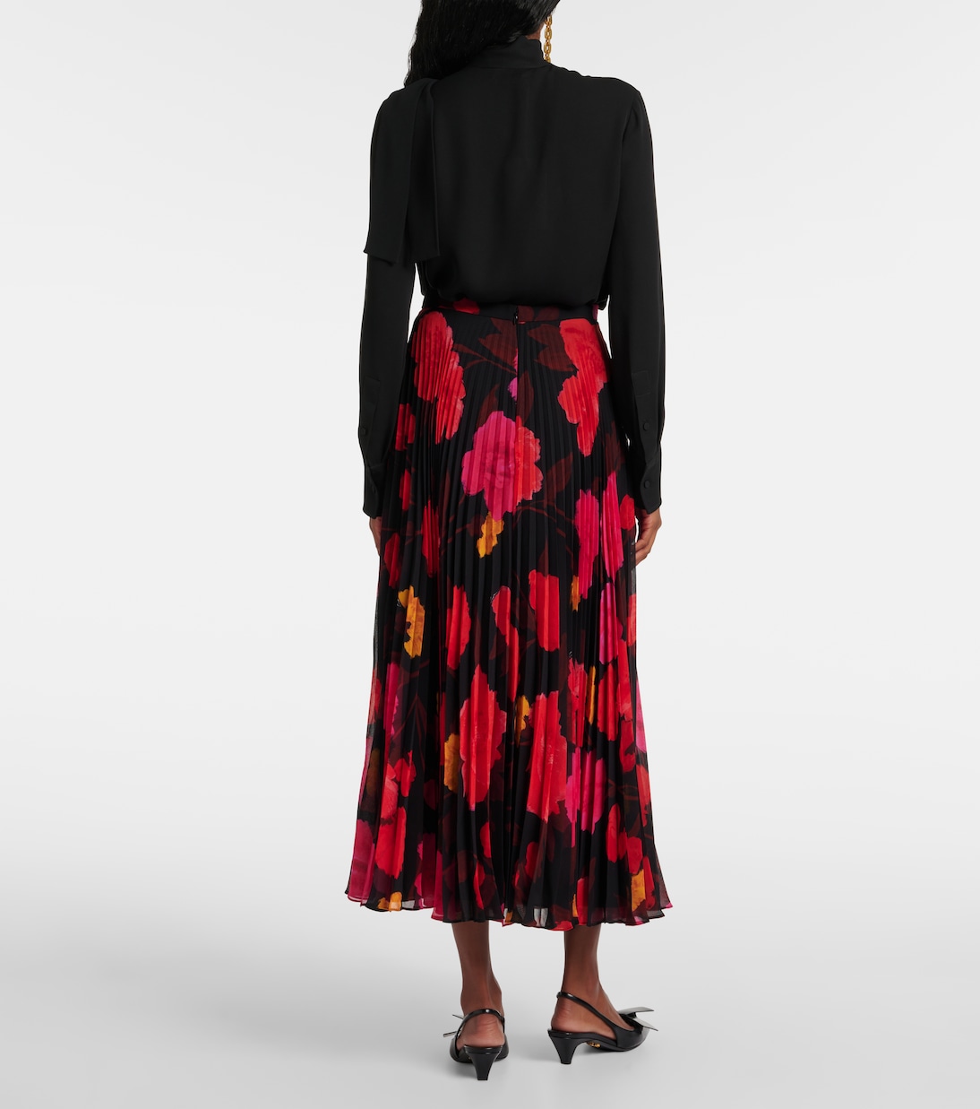 Midi Floral Regular Skirt ber23y3122
