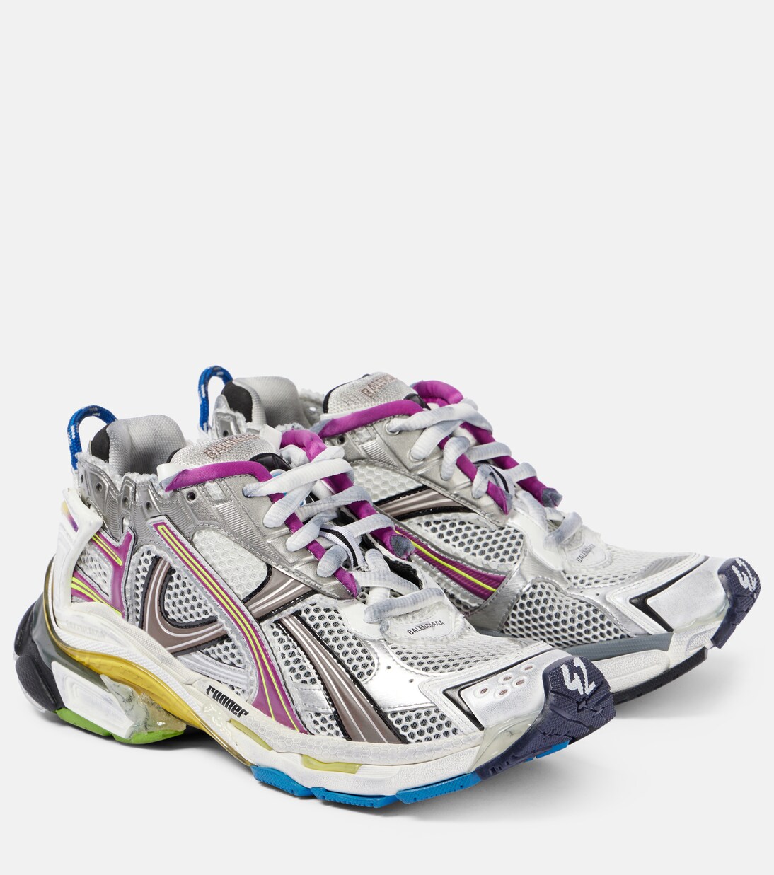 Runner Sneakers In Multicoloured Balenciaga Mytheresa