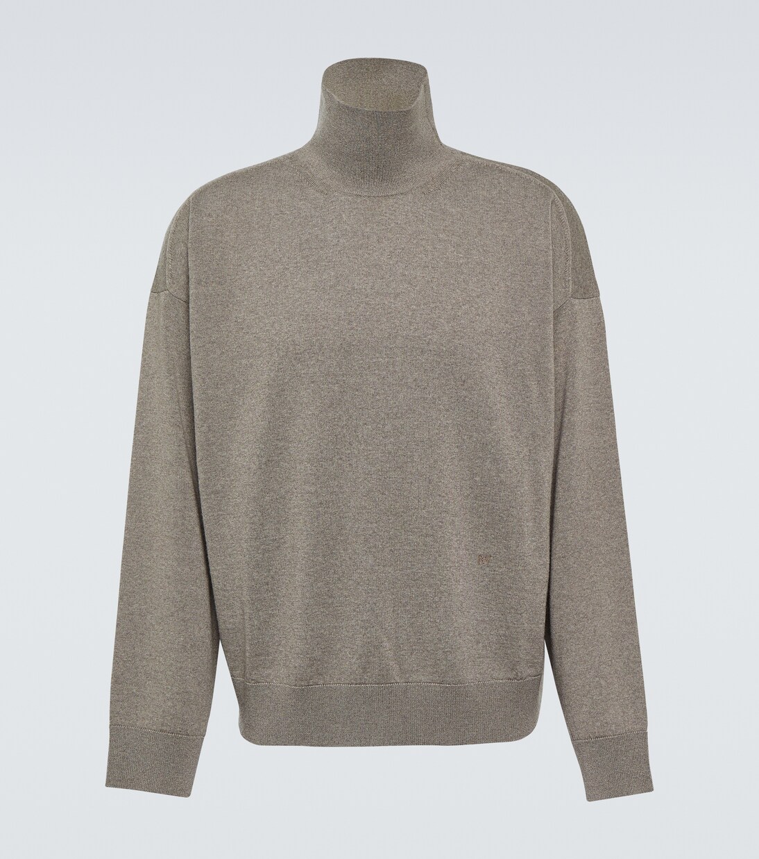 Betina Turtleneck Sweater Grey Melange main image 1