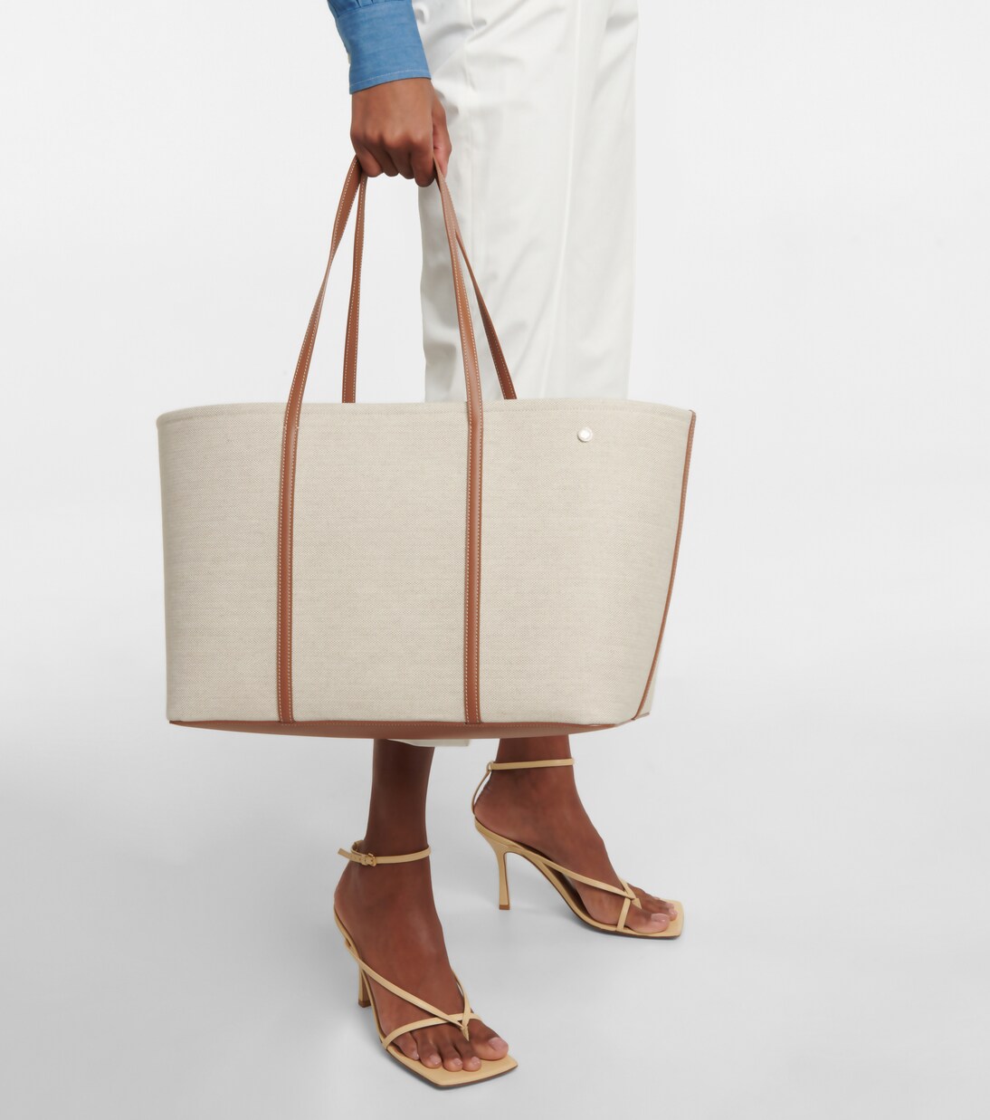 Tote Carry Everything Large aus Canvas in Weiß - Loro Piana  