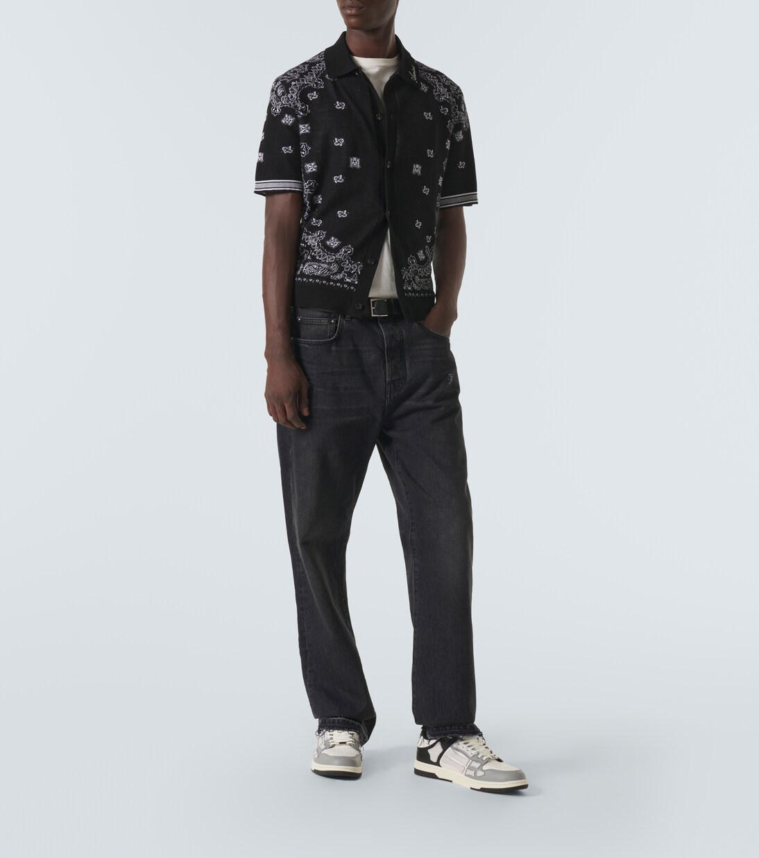 AMIRI Bandana Bowling Shirt