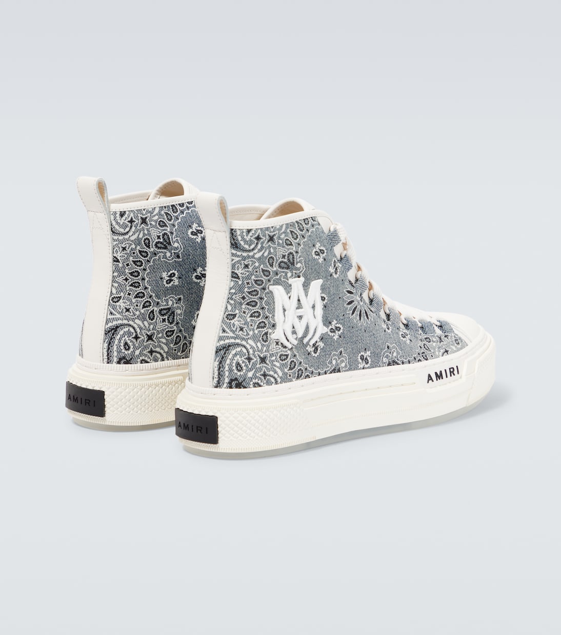 M.A. Court hightop sneakers in blue Amiri Mytheresa