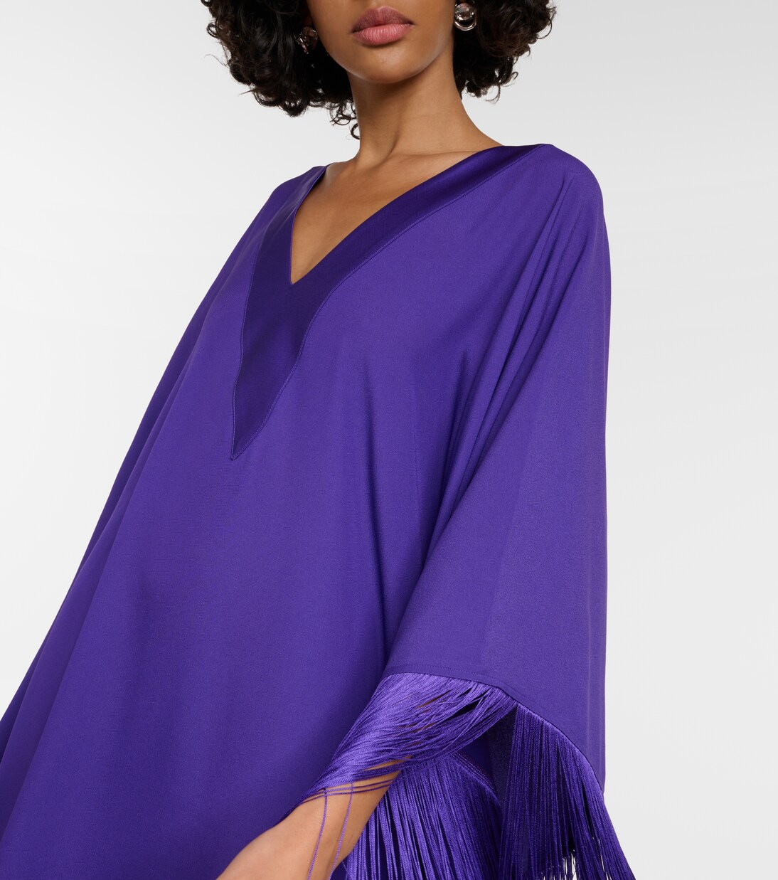 Very Ross fringed crêpe kaftan | Taller Marmo