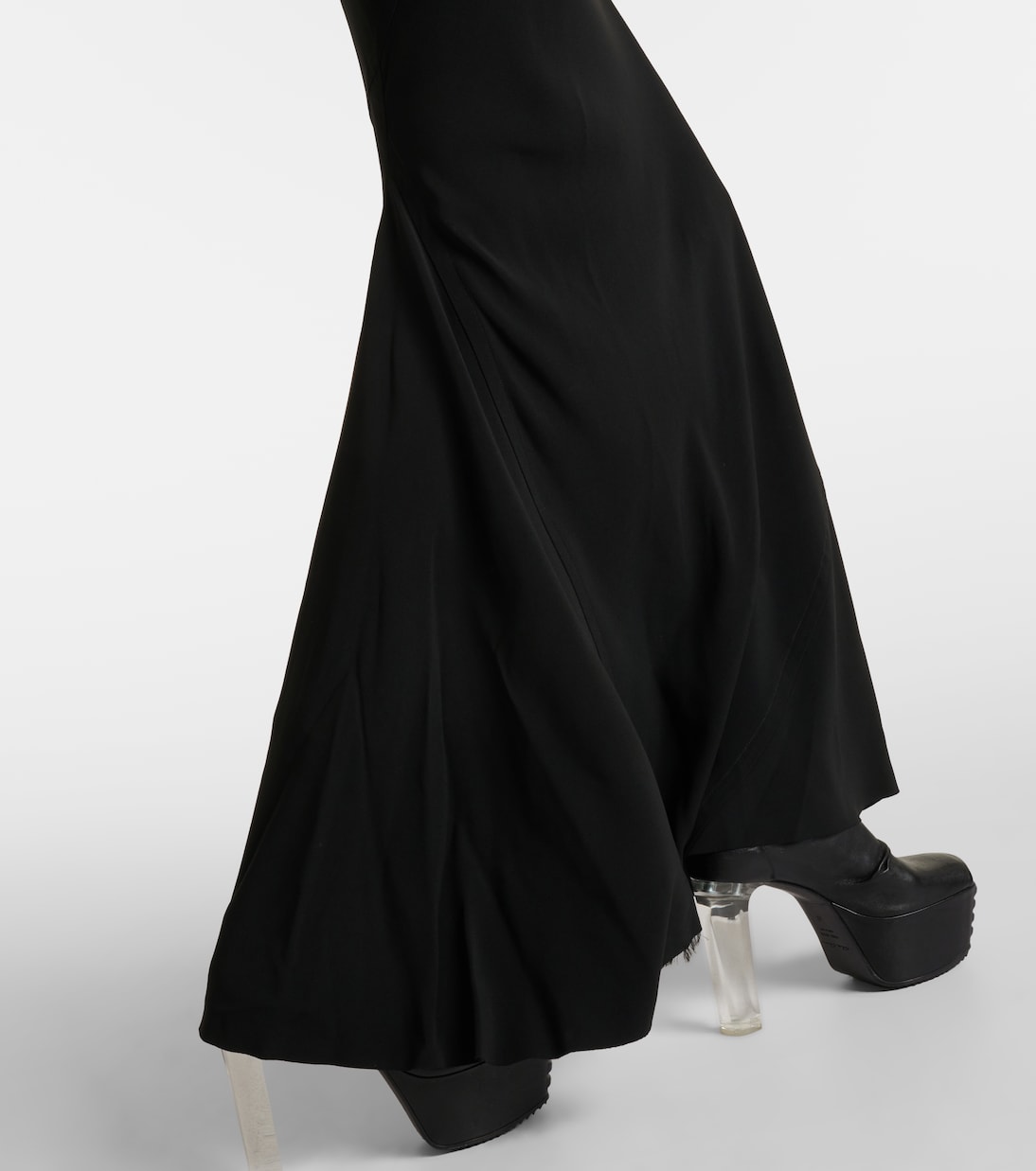Gonna lunga Coda in Nero Rick Owens Mytheresa