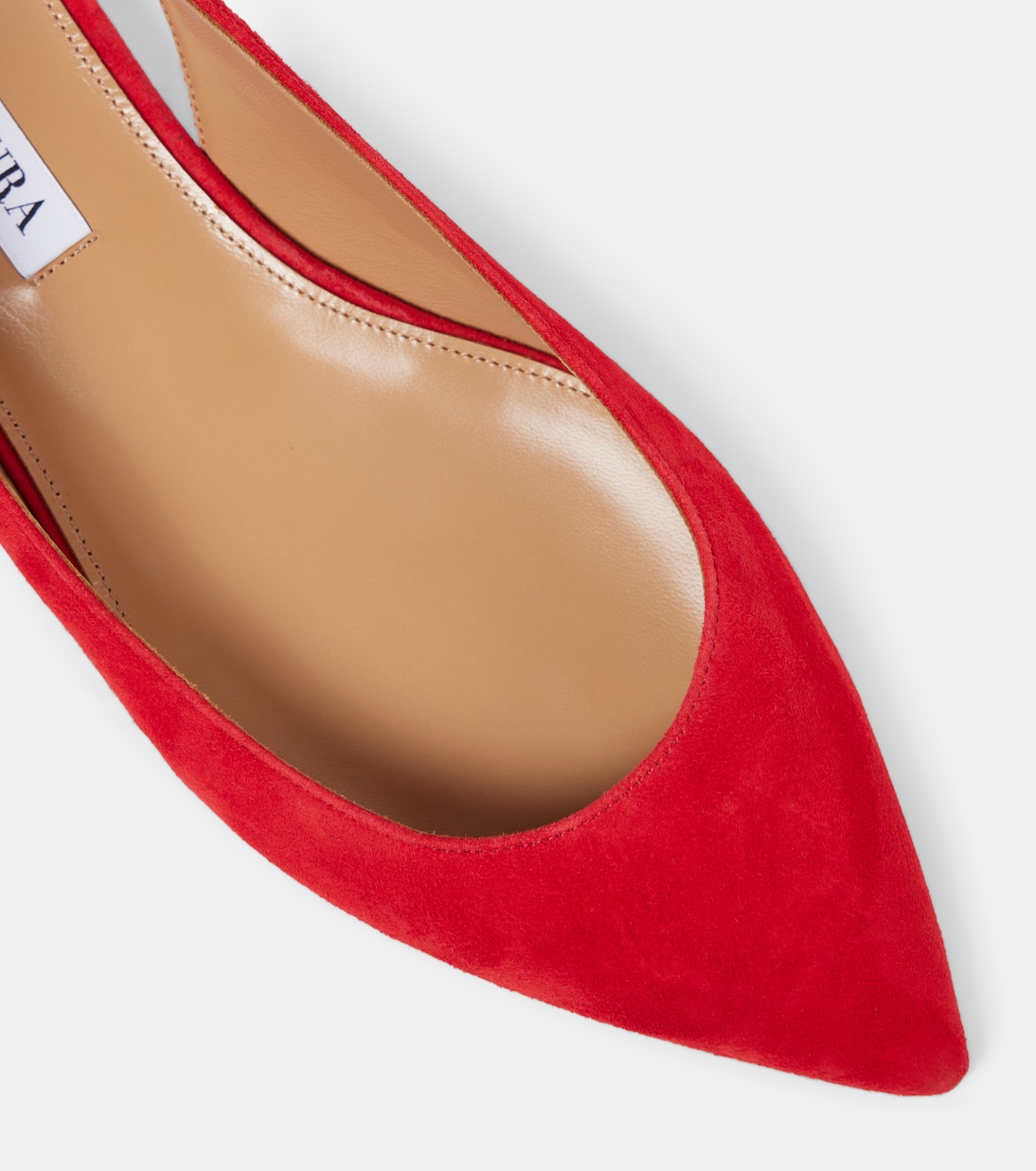 aquazzura bow tie flats
