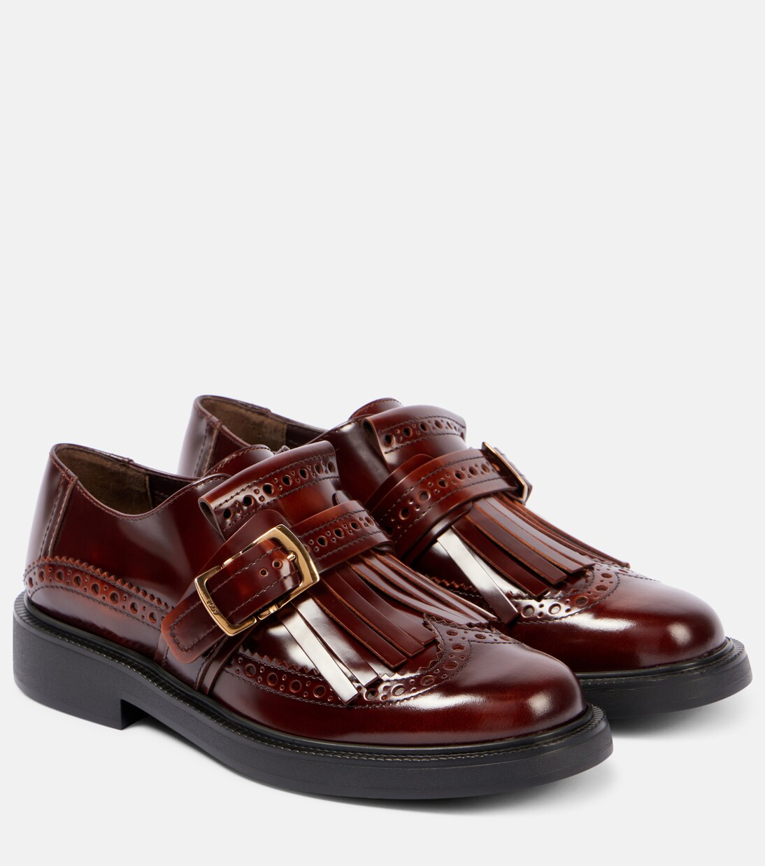 Monkstrap-Schuhe aus Leder in Braun - Tods | Mytheresa