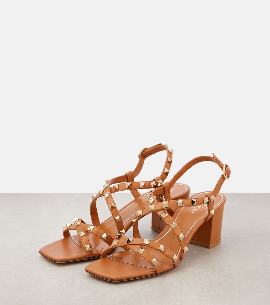 Valentino Garavani Pink Leather Sandals