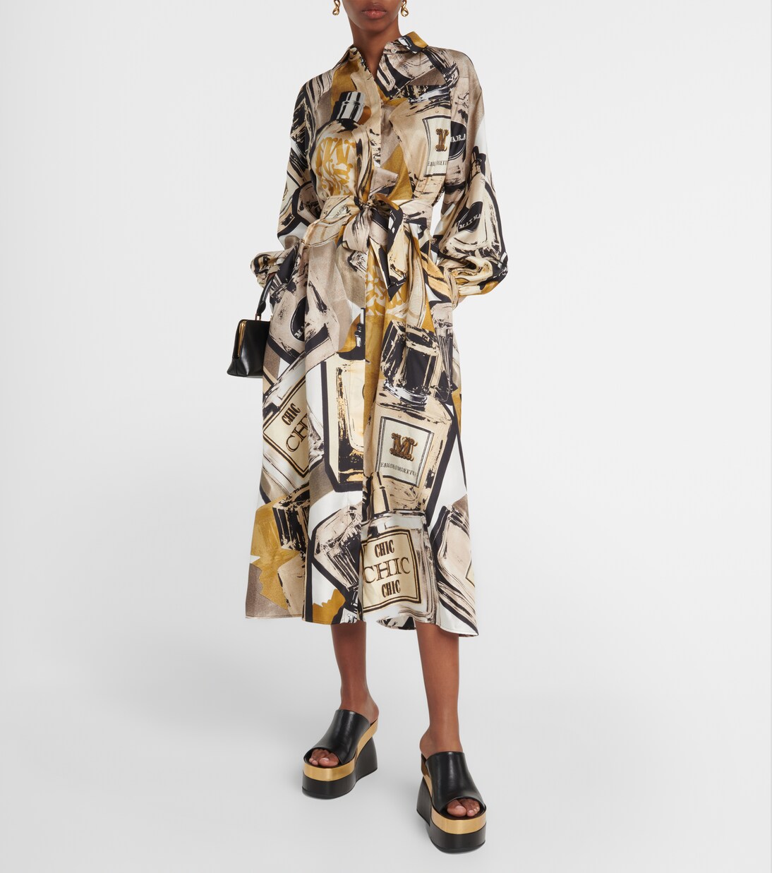 Hemdblusenkleid Rimmel aus Seide in Multicolor - Max Mara | Mytheresa