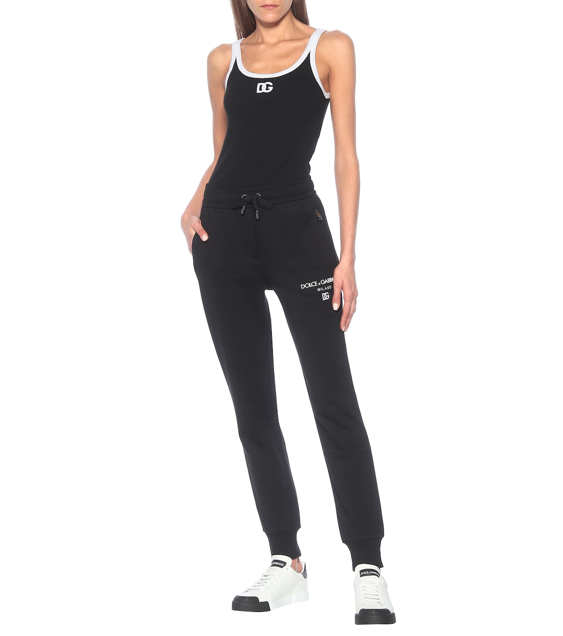 Tanktop aus Baumwolle in Schwarz - Dolce Gabbana | Mytheresa