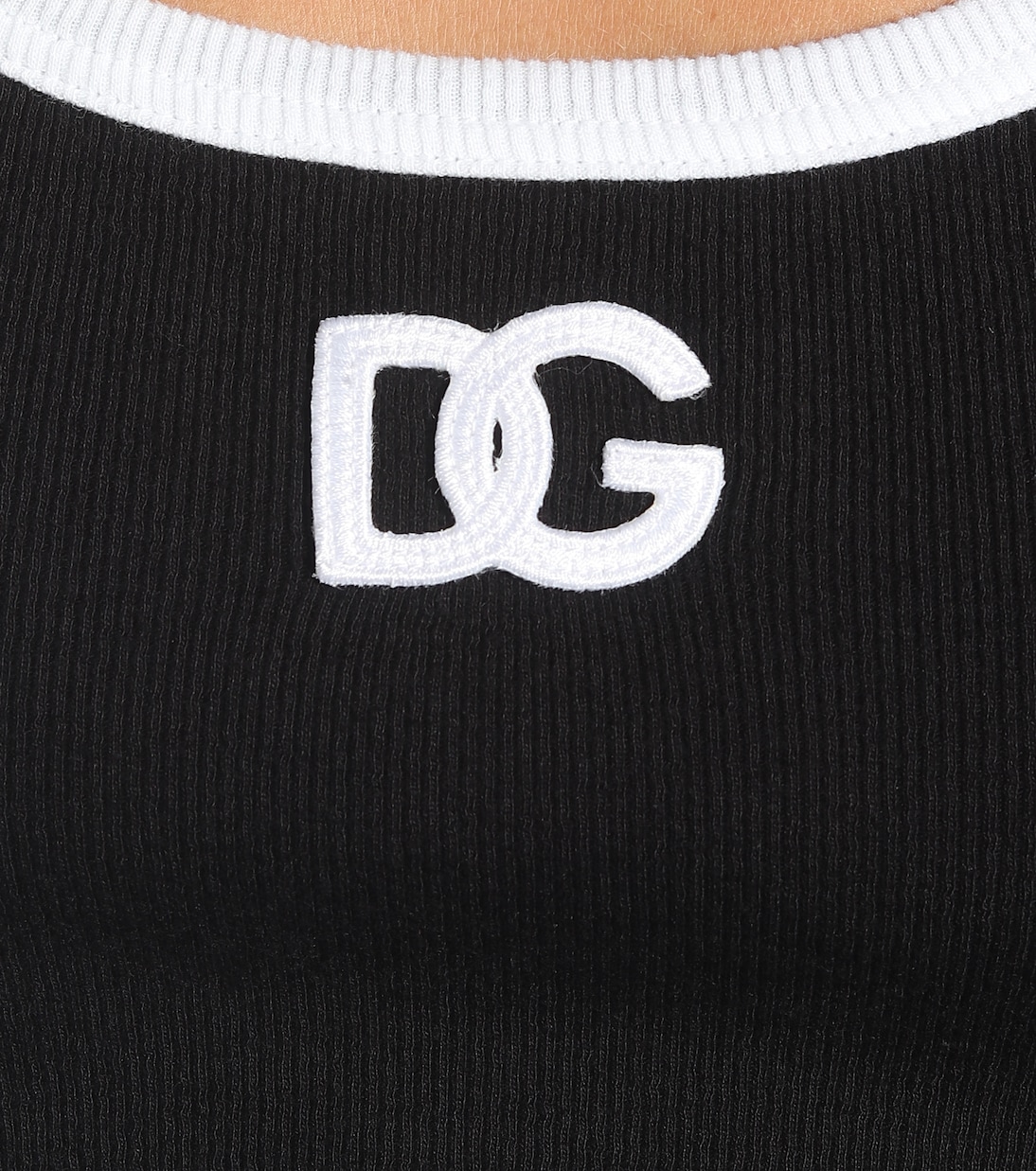 Tanktop aus Baumwolle in Schwarz - Dolce Gabbana | Mytheresa