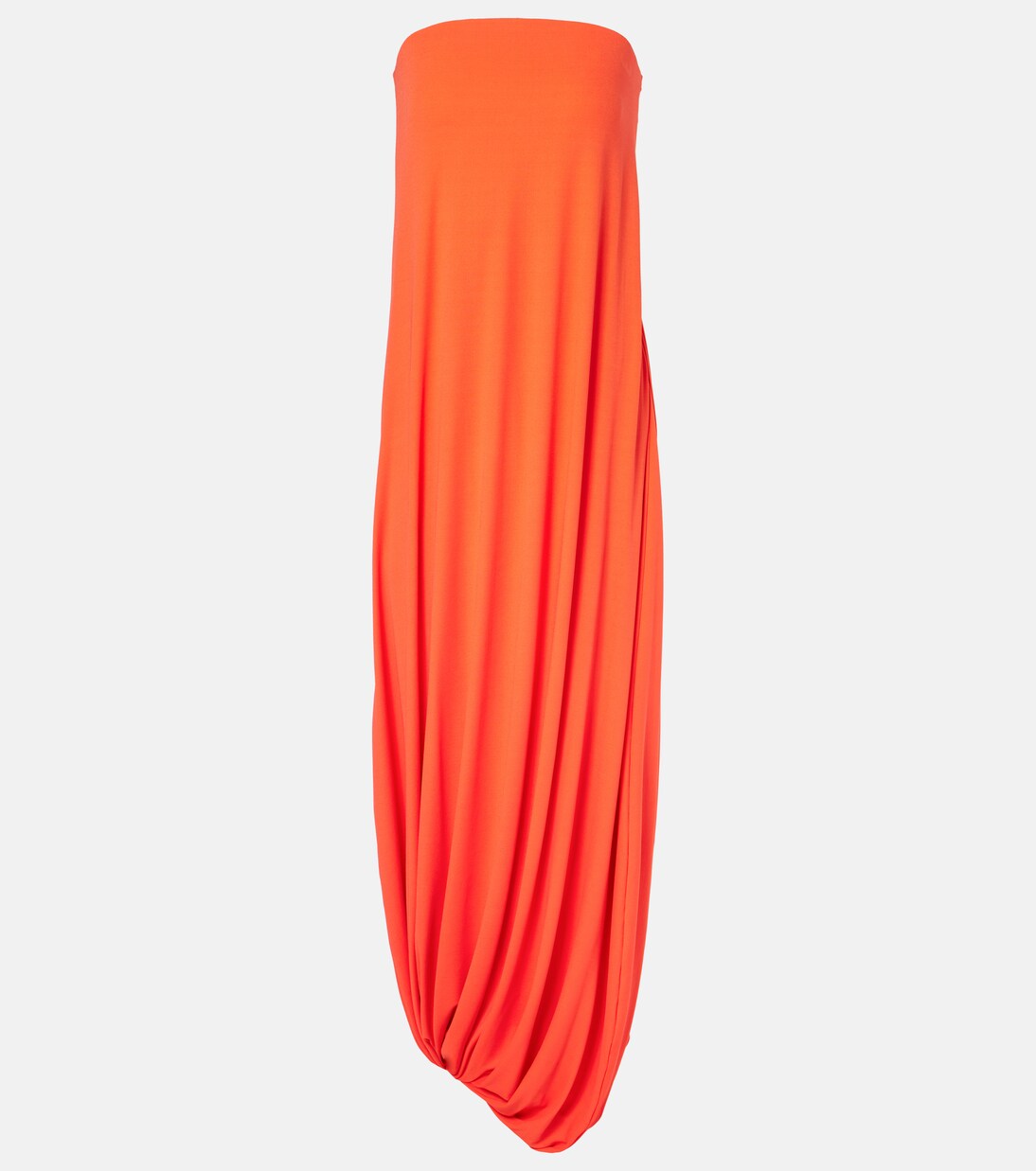 Eula Flounce Hem Dress (Grey)