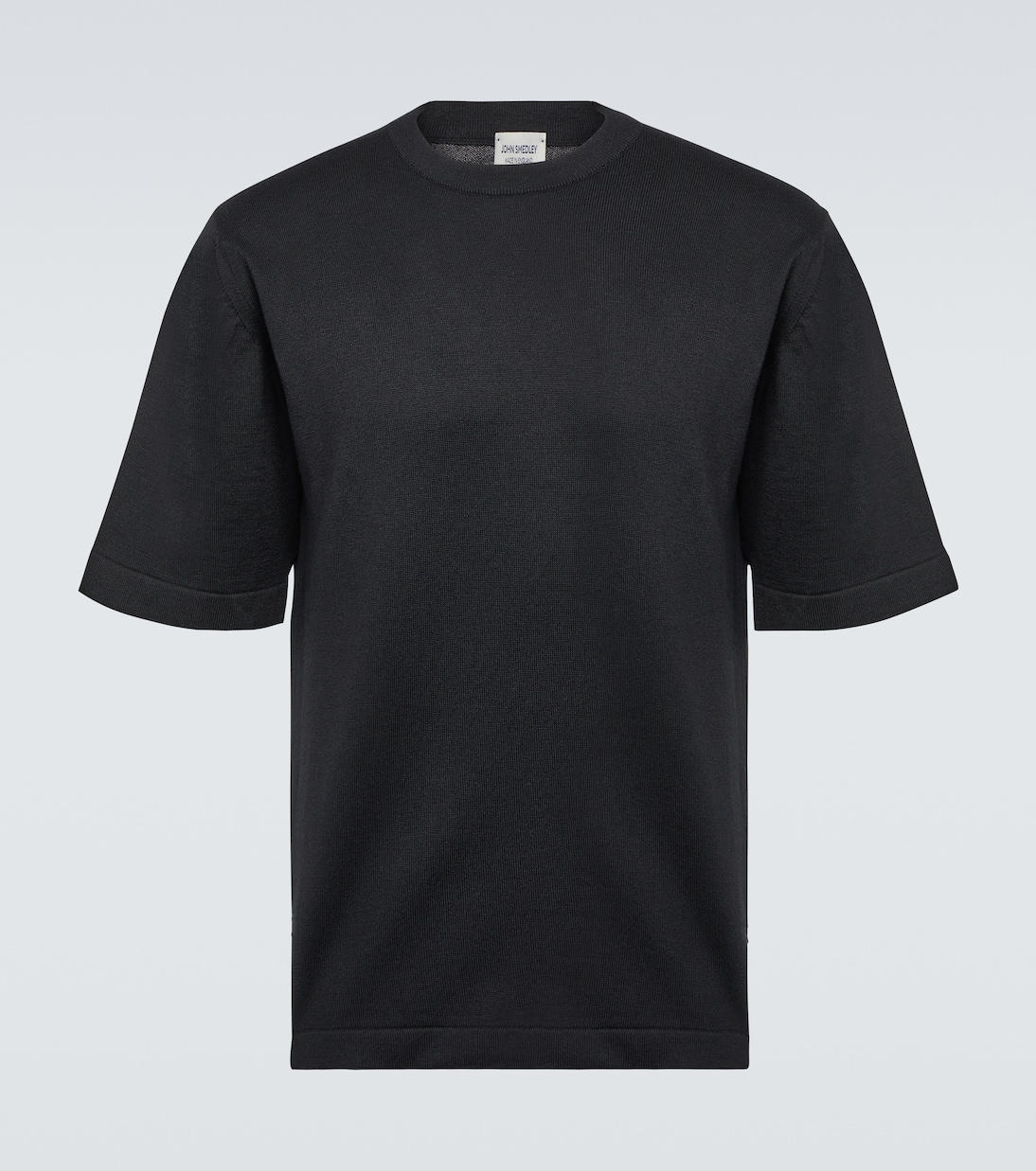T-Shirt Tindall aus Baumwolle in Schwarz - John Smedley | Mytheresa