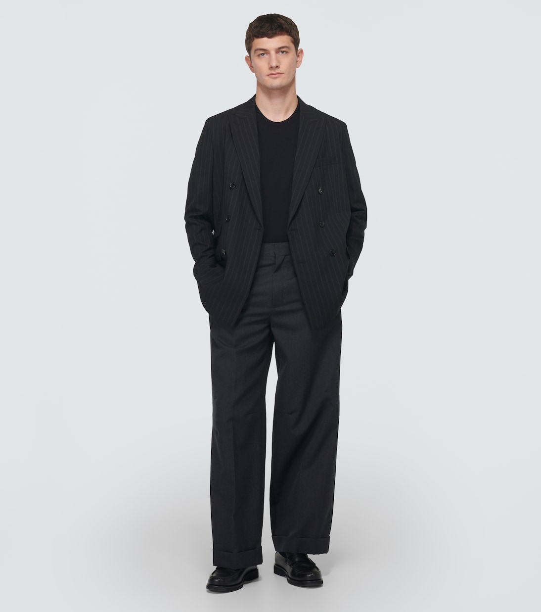 T-Shirt Tindall aus Baumwolle in Schwarz - John Smedley | Mytheresa