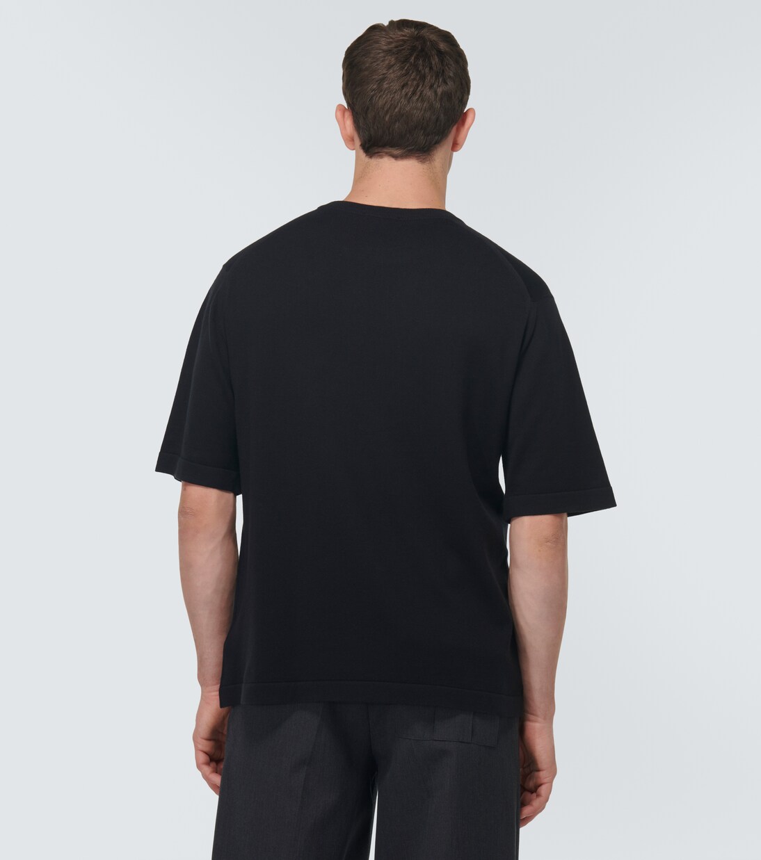 T-Shirt Tindall aus Baumwolle in Schwarz - John Smedley | Mytheresa