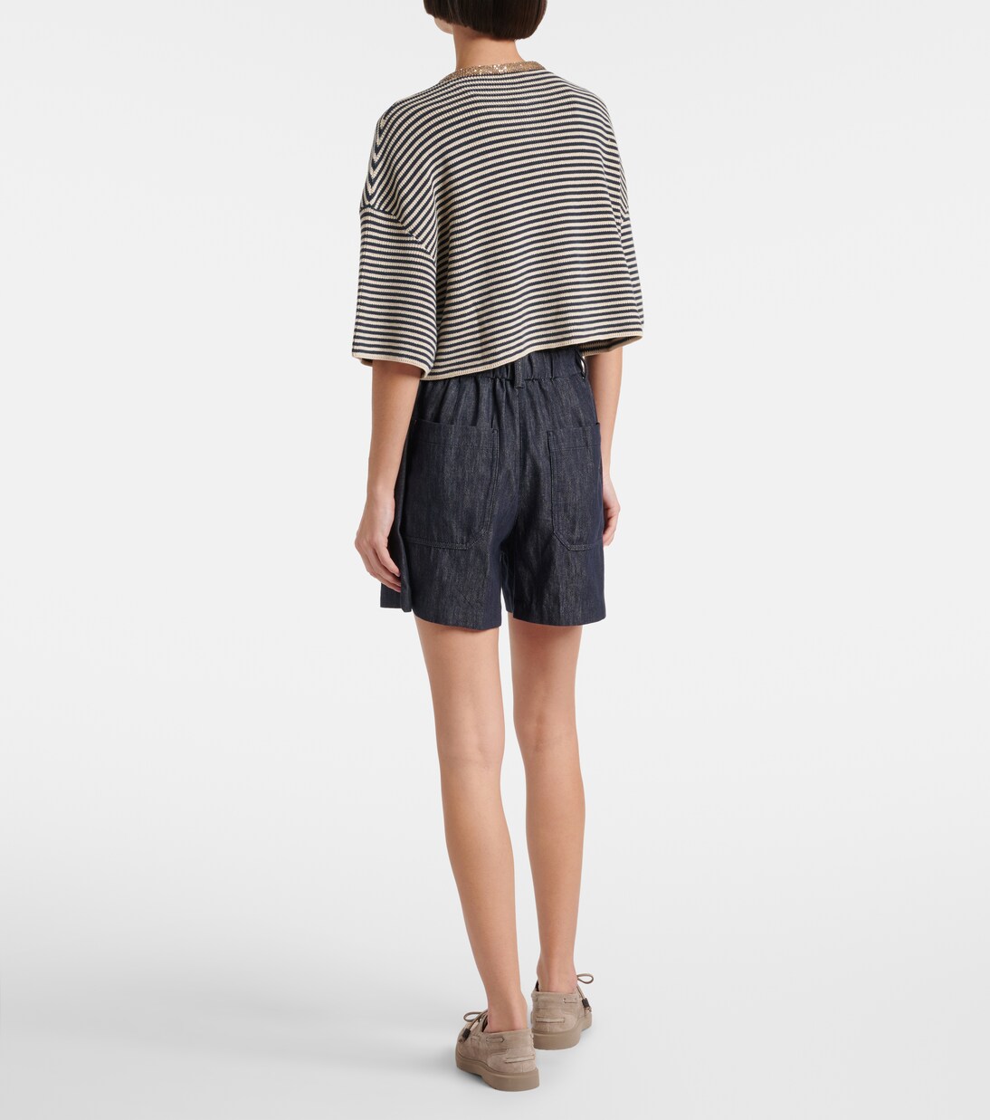 Boboli Denim Bermuda Shorts