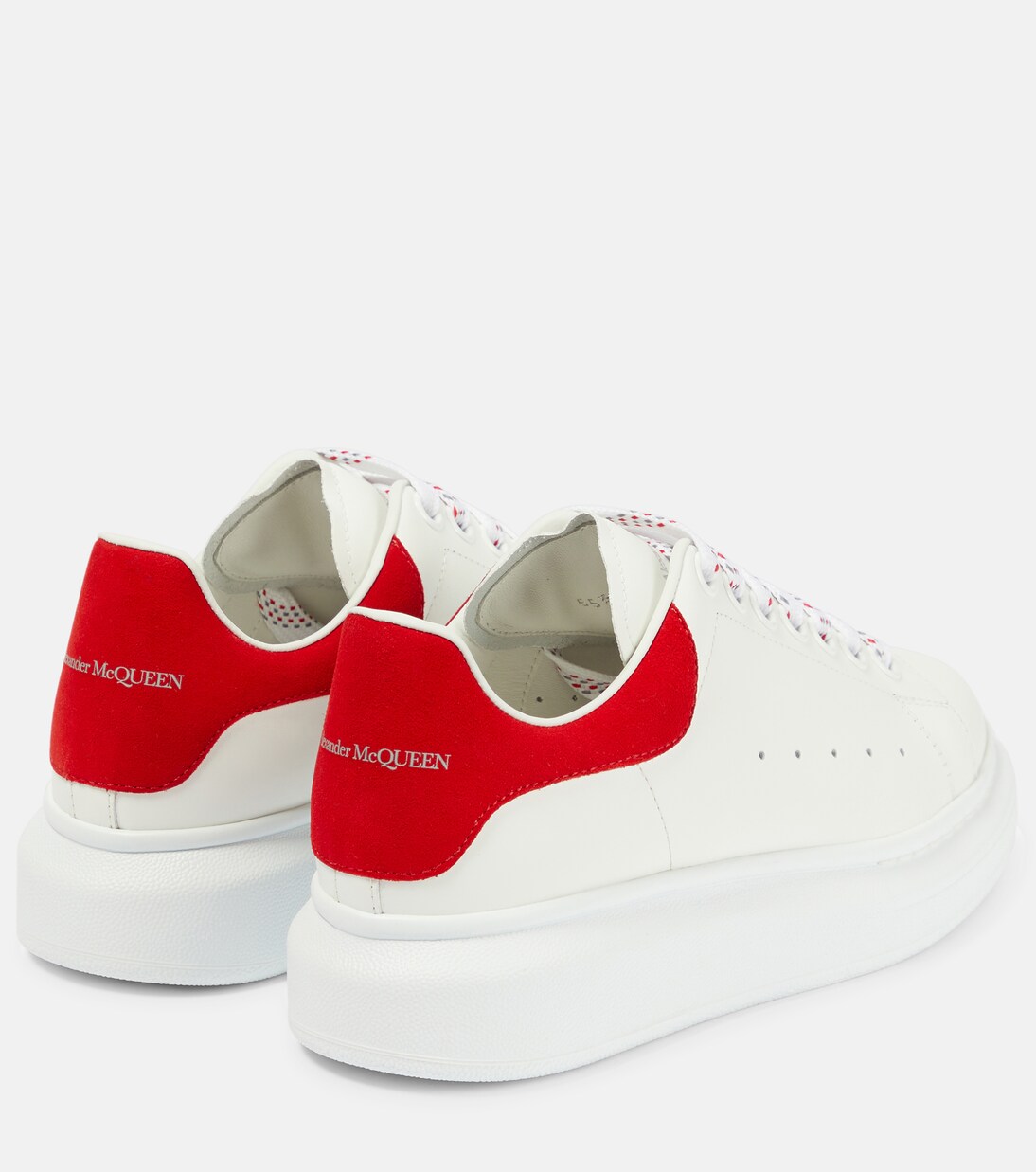 Sneakers Oversized aus Leder in Weiß - Alexander Mc Queen | Mytheresa