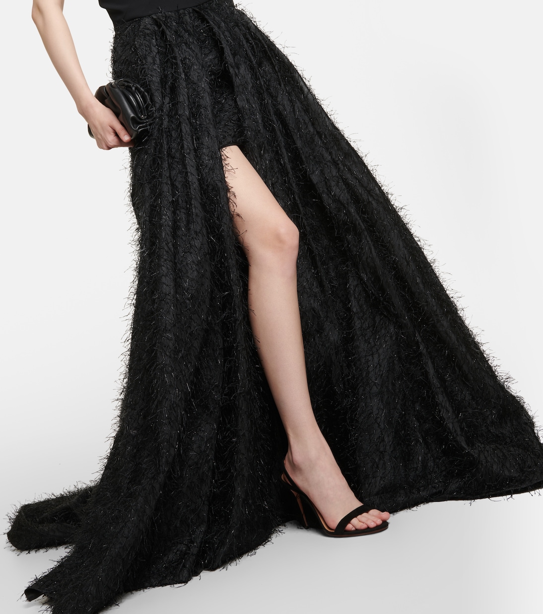 Audacity oneshoulder maxi gown in black Maticevski Mytheresa