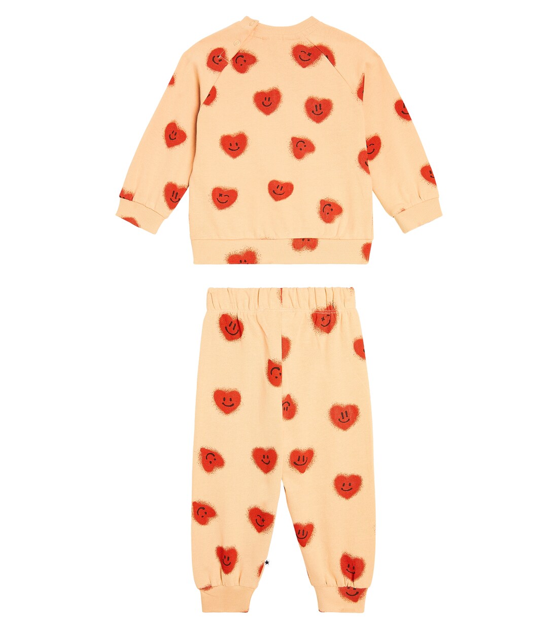 Baby Disc sweatshirt and Simeon pants set in red - Molo | Mytheresa 